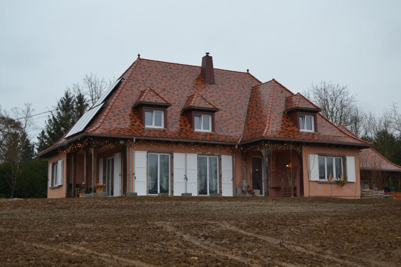 Domaine Des Trois Sorciers Bed and Breakfast Bouxwiller  Exteriör bild