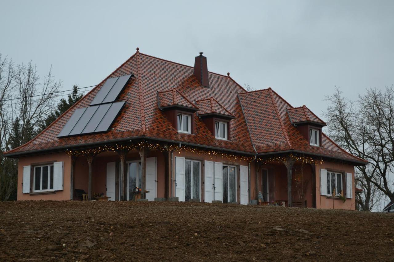 Domaine Des Trois Sorciers Bed and Breakfast Bouxwiller  Exteriör bild
