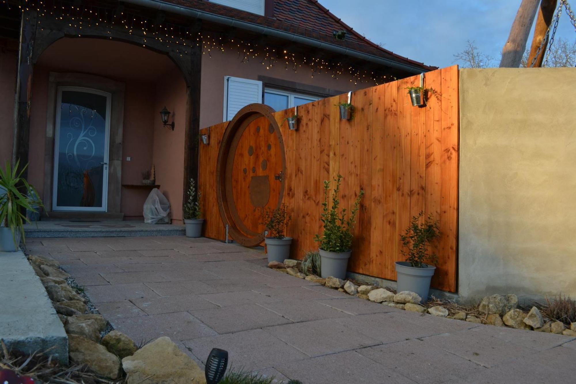 Domaine Des Trois Sorciers Bed and Breakfast Bouxwiller  Exteriör bild