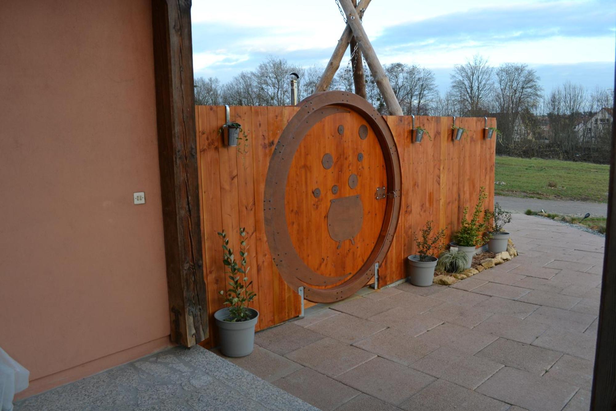 Domaine Des Trois Sorciers Bed and Breakfast Bouxwiller  Exteriör bild